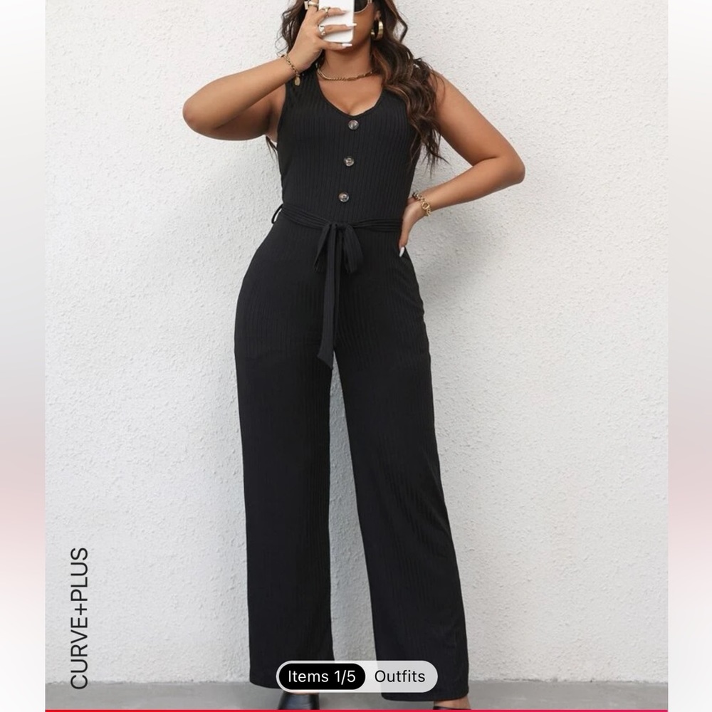 Black jumpsuit NEVER WORN